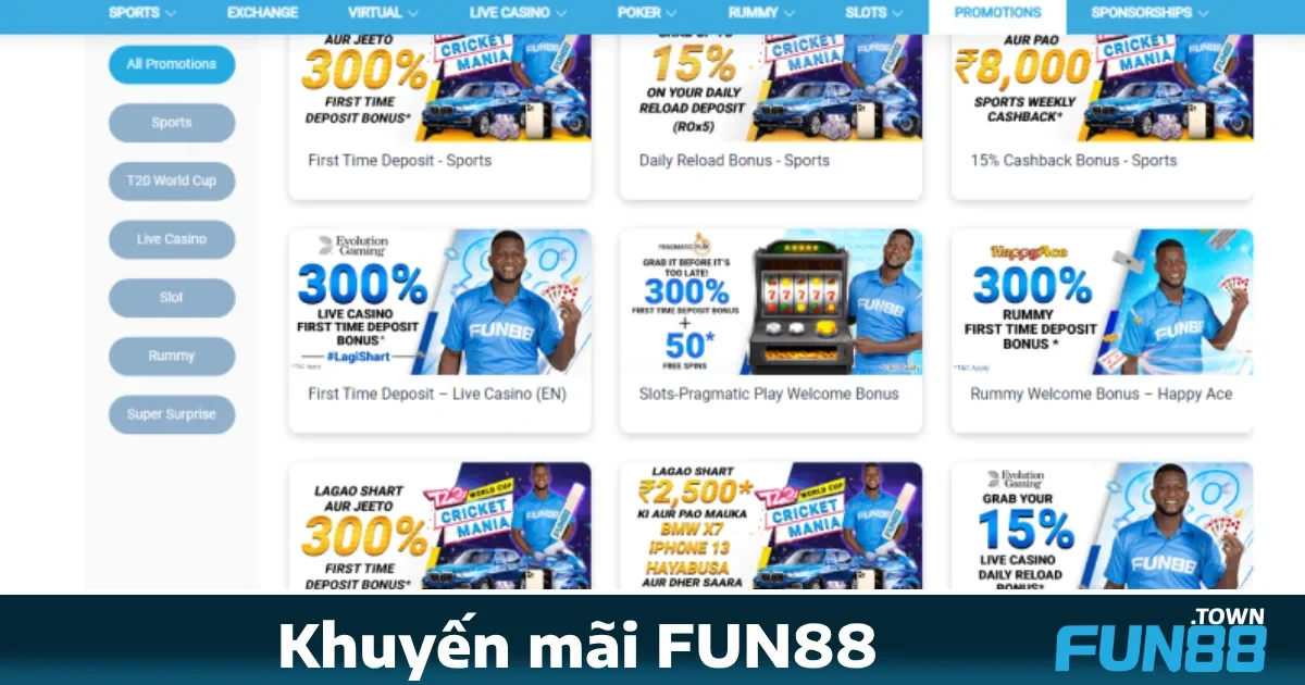 Fun88 - Tải App Fun 88 - Link Vào Fun88 Chính Thức 35 Ưu Đãi Đặc Biệt Từ Fun88 Dành Cho Thành Viên Mới