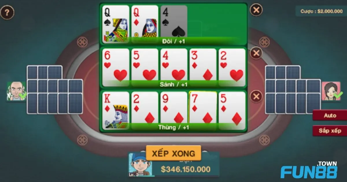 Game bài Binh Fun88 – Thử Thách Sắp Xếp Bộ Bài 3 Phân Tích Các Bộ Bài Đặc Biệt Để Tạo Lợi Thế Trong Binh
