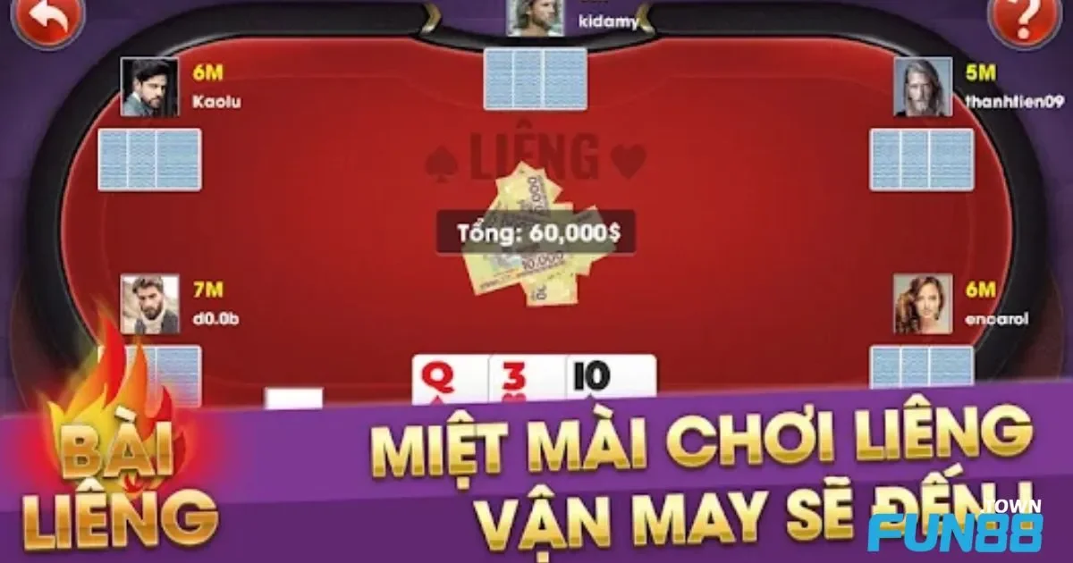 Game bài Liêng Fun88 – Tựa Game Đơn Giản Thú Vị 4 Chia Sẻ Danh Mục Cá Cược