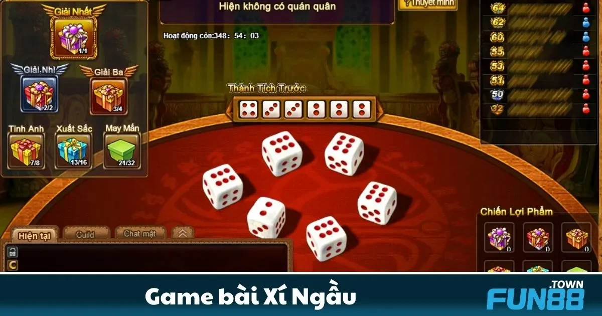 Game bài Xí Ngầu Fun88 – Tựa Game Xúc Xắc 6 Game bài Xí Ngầu Fun88 – Tựa Game Xúc Xắc